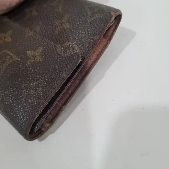 Louis Vuitton Monogram Porte Tresor Long Wallet Trifold Envelope Brown Large - Picture 13 of 15